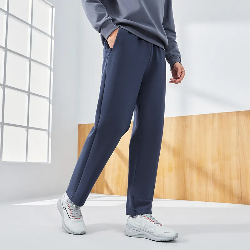 Erke Variety Training Collection Knitted Sweatpants Men's Reef Blue-4