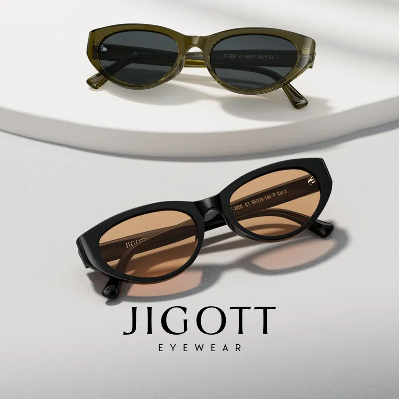 JIGOTT Cat Eye Sunglasses Unisex-4