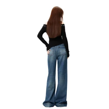 Wang Youshan Jeans Women's Blue