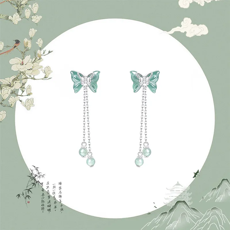LISM S925 Silver Stud Earrings Women's-5