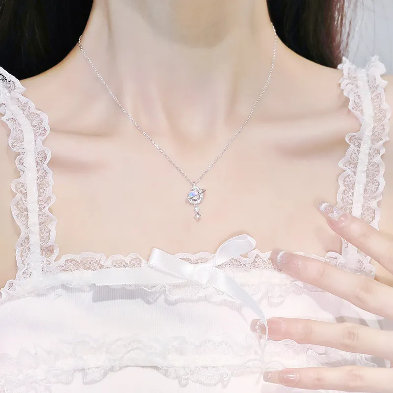 LISM S925 Silver Necklaces Women's-2