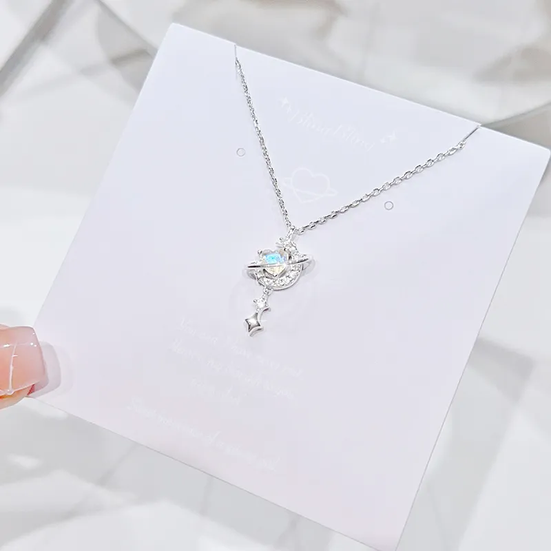 LISM S925 Silver Necklaces Women's-5