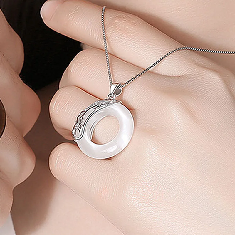 LISM S925 Silver Necklaces Women's-3