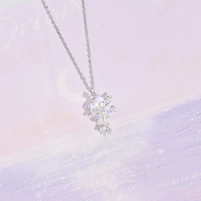 LISM S925 Silver Necklaces Women's-4