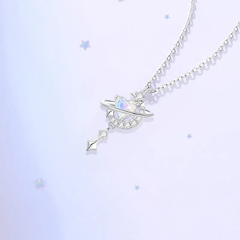 LISM S925 Silver Necklaces Women's-4