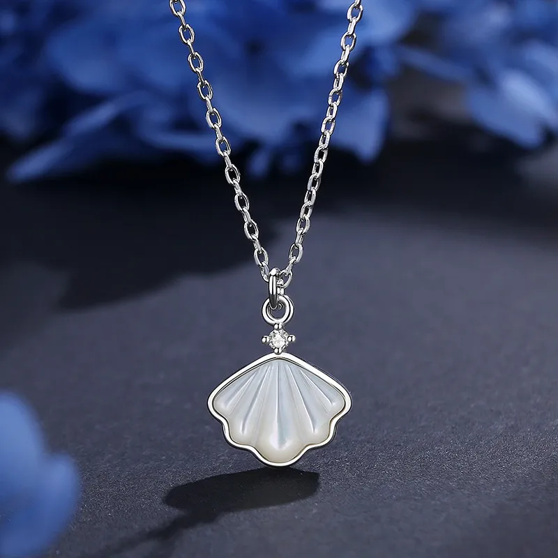 QMYS 999 Fine Silver Sterling Silver Necklaces Women's-4