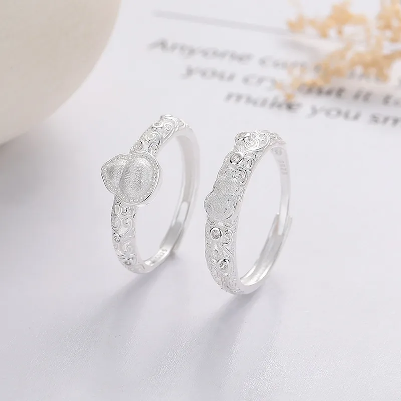 QMYS 925 Sterling Silver Rings Unisex-5