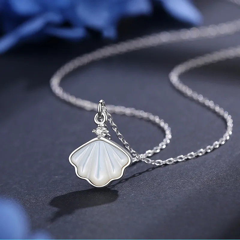 QMYS 999 Fine Silver Sterling Silver Necklaces Women's-2