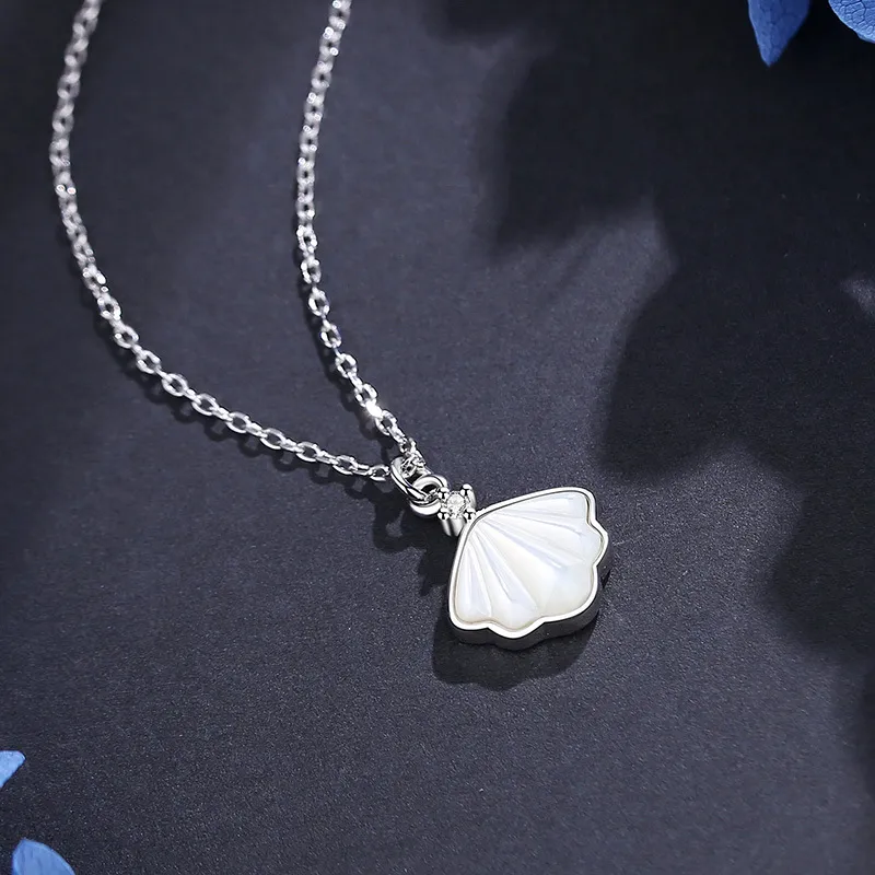 QMYS 999 Fine Silver Sterling Silver Necklaces Women's-3