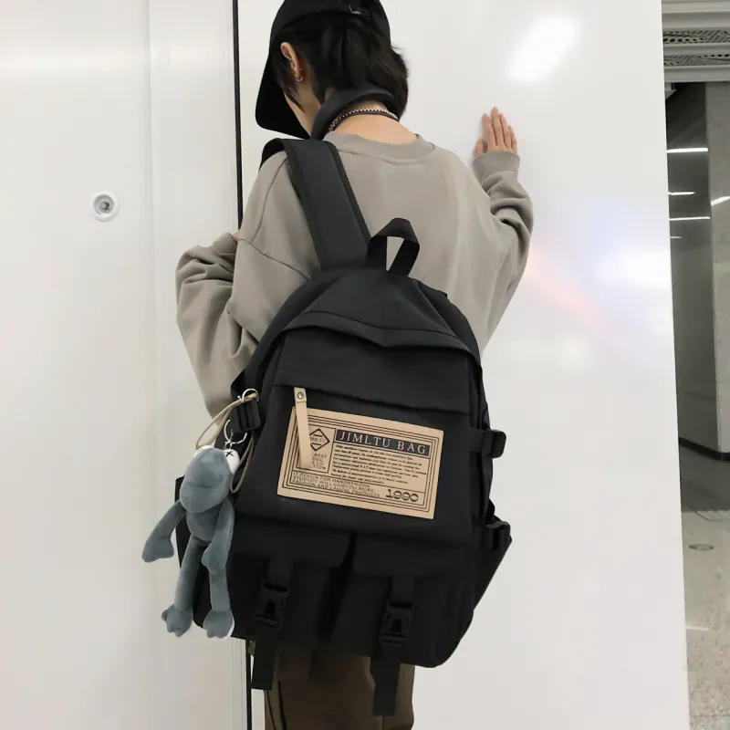 LETOO PU Backpack Unisex Multicolor-1