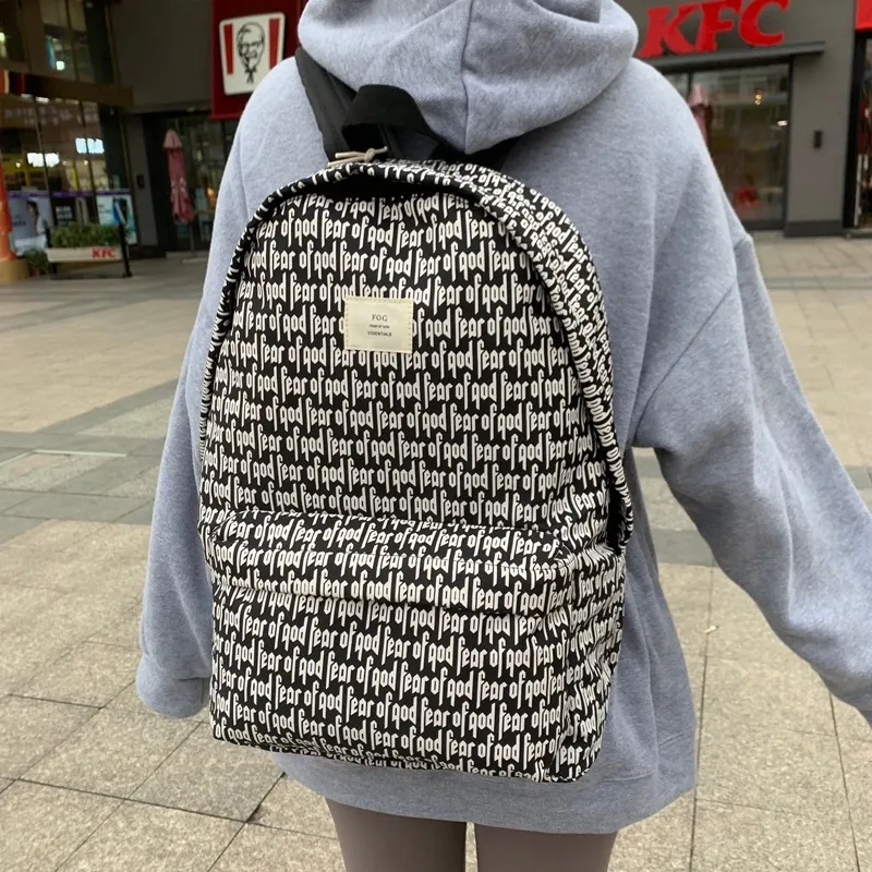 Elsvet Nylon Backpack Unisex Multicolor-11
