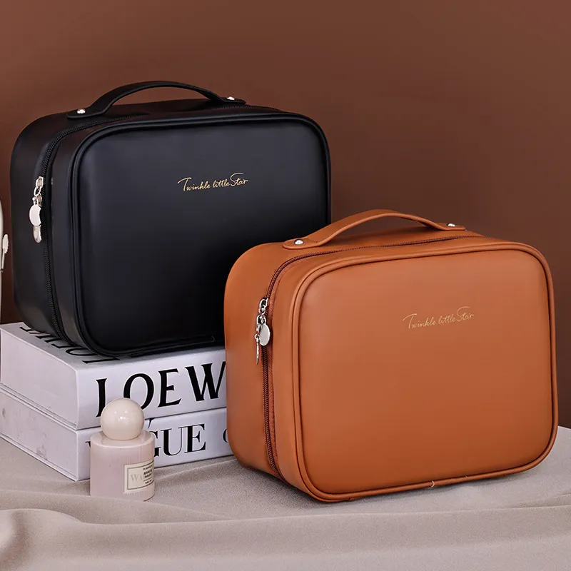 LETOO Polyurethane Makeup Bag Women's Multicolor-5