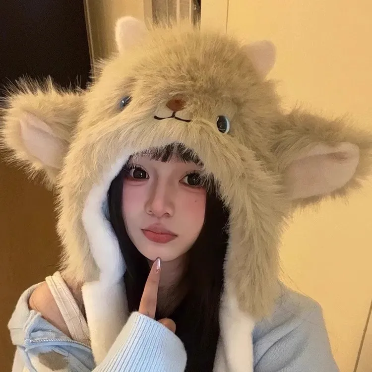 Pelloy Polyester Hoods & Plush Hats Unisex-3