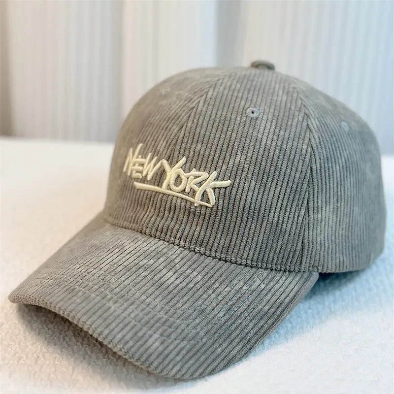 Pelloy Corduroy Baseball Caps Unisex-3