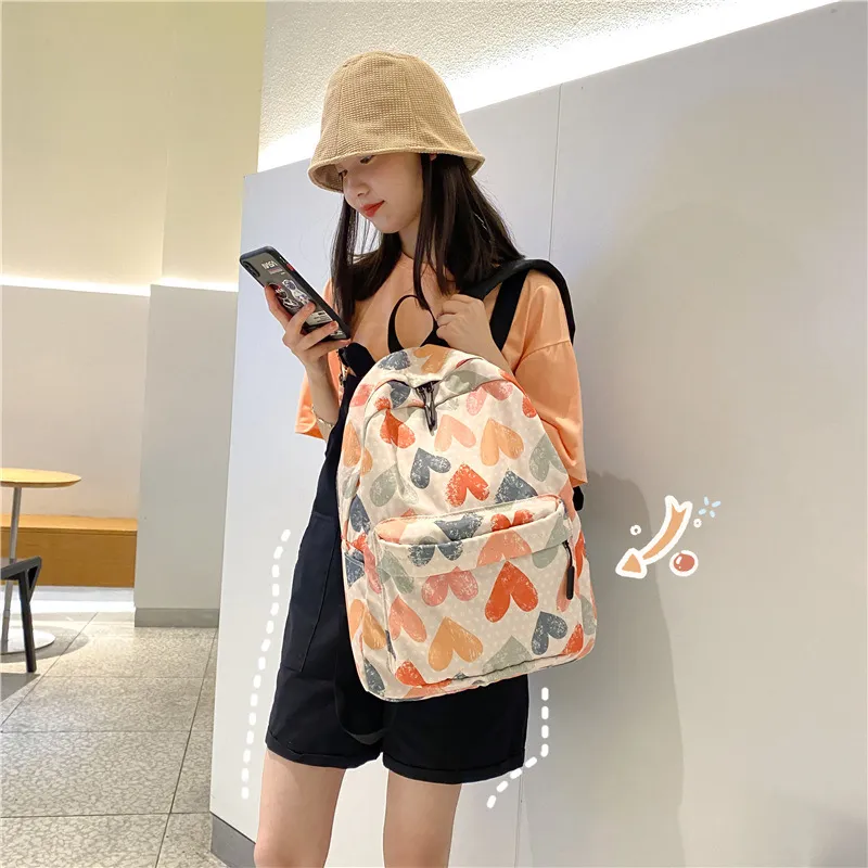 LETOO Nylon With Oxford Backpack Unisex Multicolor-8