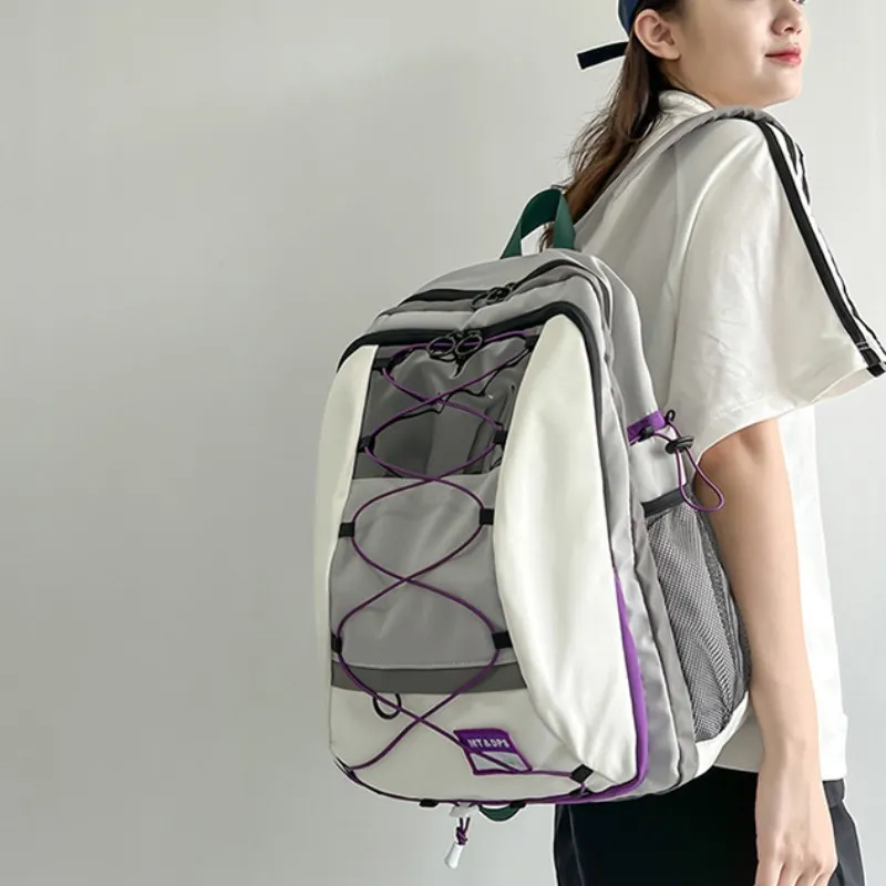 Elsvet Nylon Backpack Unisex Multicolor-7