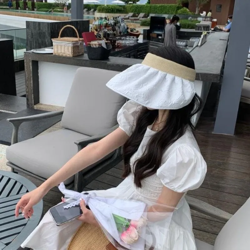 Pelloy Polyester Sun Protection Hats Women's-3