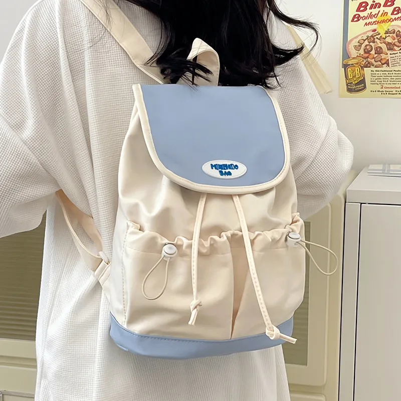 Elsvet Nylon Backpack Unisex Multicolor-4