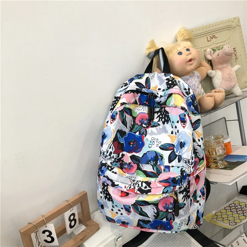 LETOO Nylon With Oxford Backpack Unisex Multicolor-10