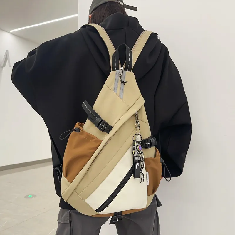 Elsvet Nylon Backpack Unisex Multicolor-6