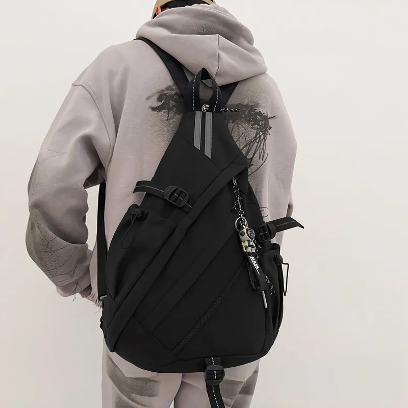 Elsvet Nylon Backpack Unisex Multicolor-1
