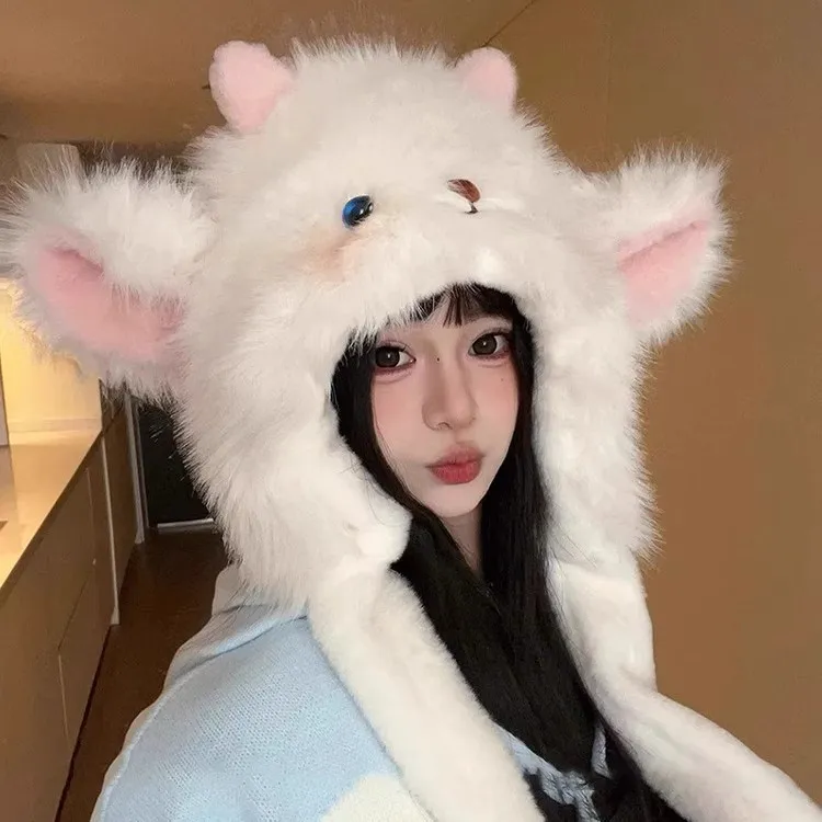 Pelloy Polyester Hoods & Plush Hats Unisex-1