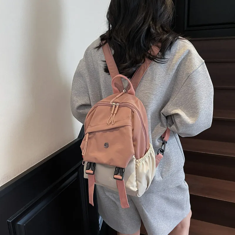 Elsvet Fabric Backpack Unisex Multicolor-3