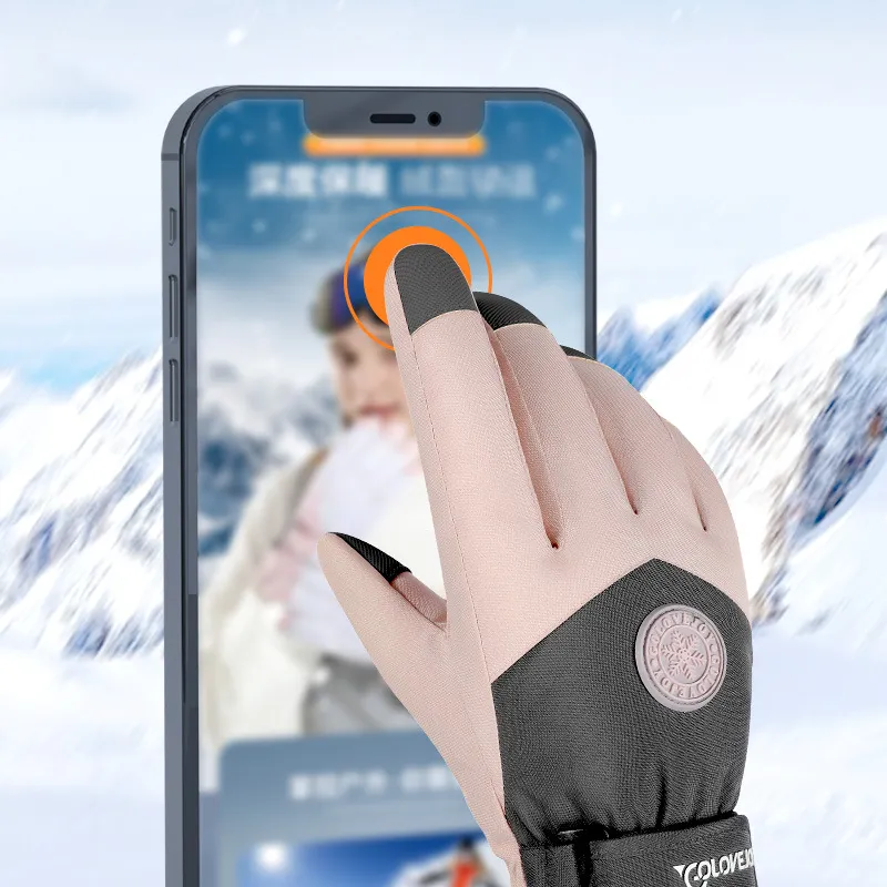 ZHIYILIANGPIN Ski Gloves Gloves-3
