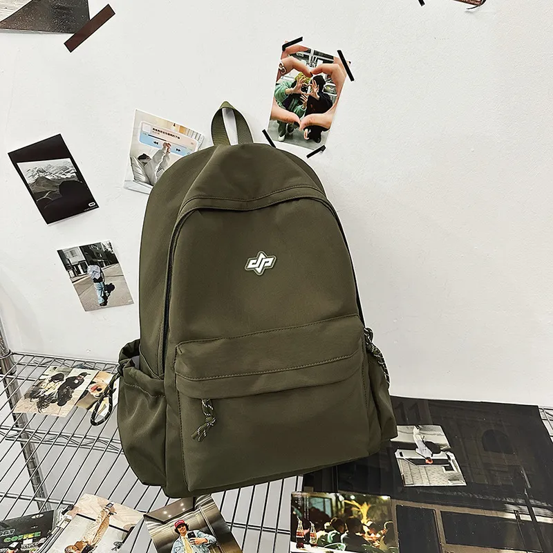 Elsvet Nylon Backpack Unisex Multicolor-10
