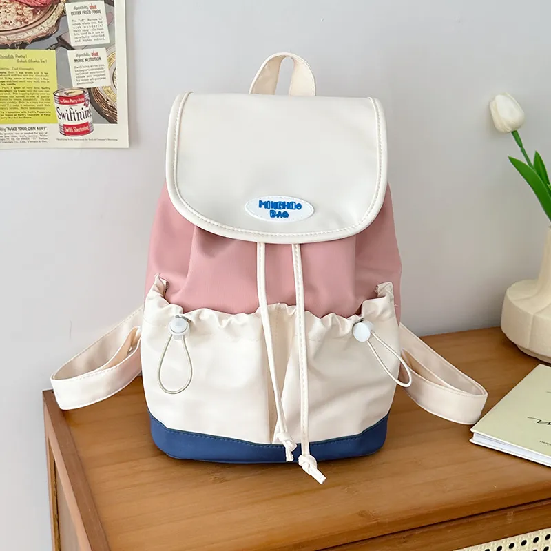 Elsvet Nylon Backpack Unisex Multicolor-1