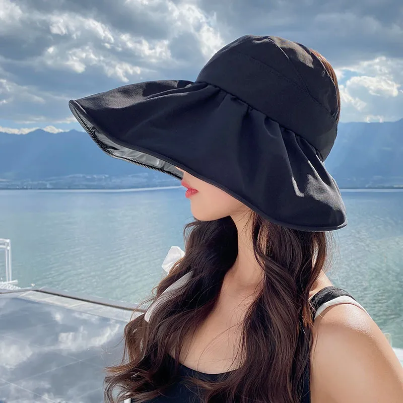 Pelloy Foldable Sun Hat Sun Protection Hats Women's-6
