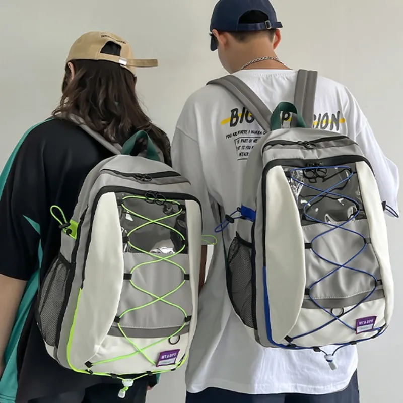 Elsvet Nylon Backpack Unisex Multicolor-4