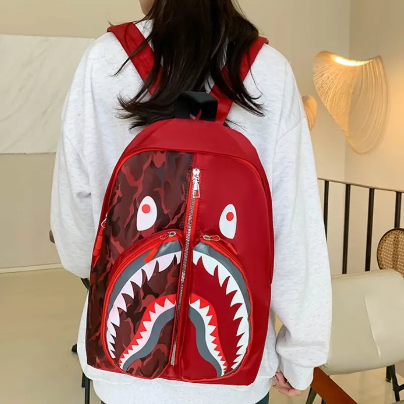 Elsvet Nylon Backpack Unisex Multicolor-8
