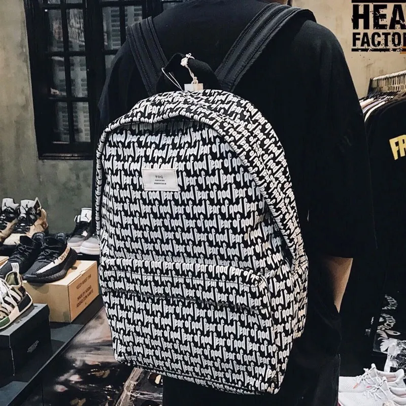 Elsvet Nylon Backpack Unisex Multicolor-10