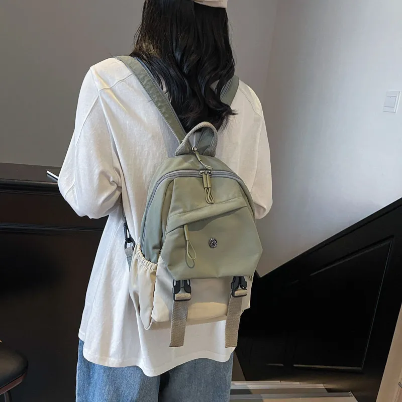 Elsvet Fabric Backpack Unisex Multicolor-2