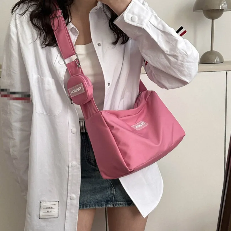 Elsvet Oxford Shoulder Bag Unisex Red, Pink, White, Black-3