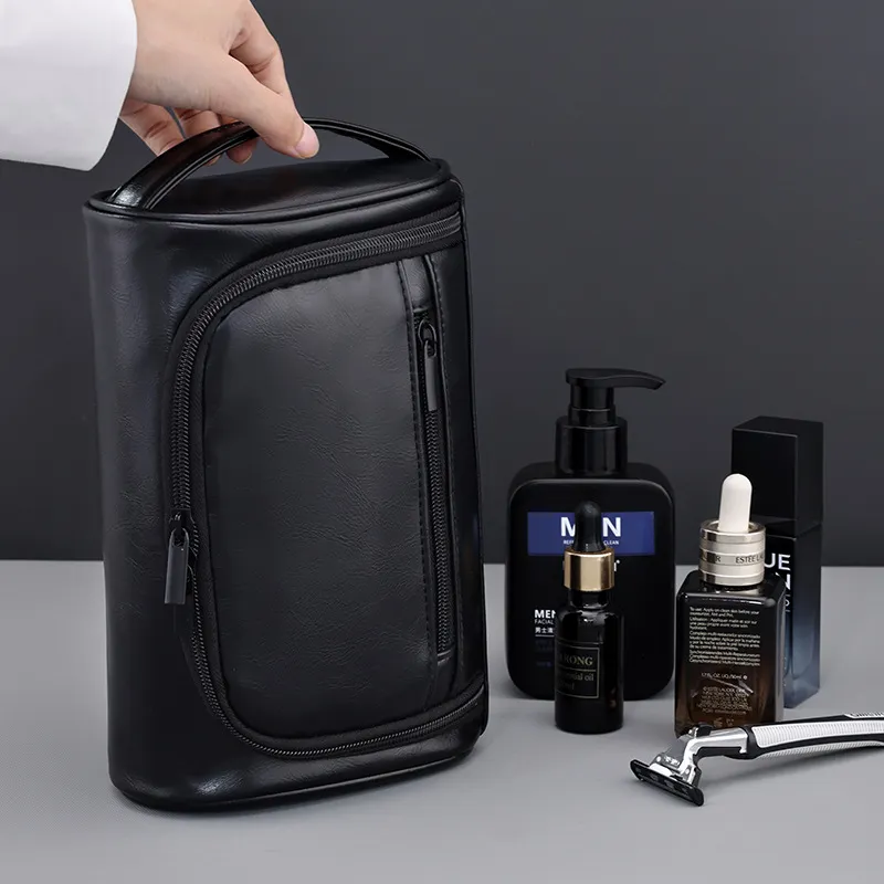 LETOO PU Makeup Bag Unisex Black-1
