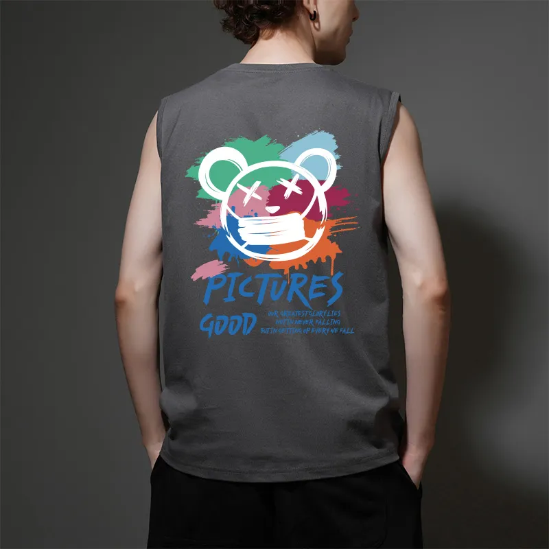 Cotton Gene Tank Tops Unisex-8