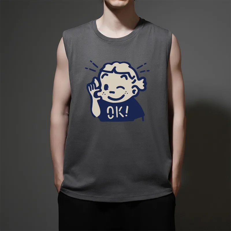 Cotton Gene Tank Tops Unisex-8