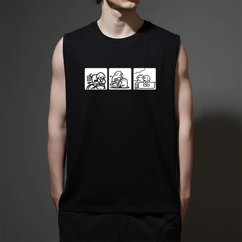 Cotton Gene Tank Tops Unisex-5