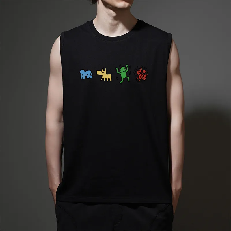 Cotton Gene Tank Tops Unisex-5