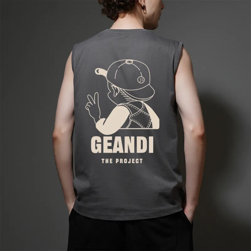 Cotton Gene Tank Tops Unisex-8