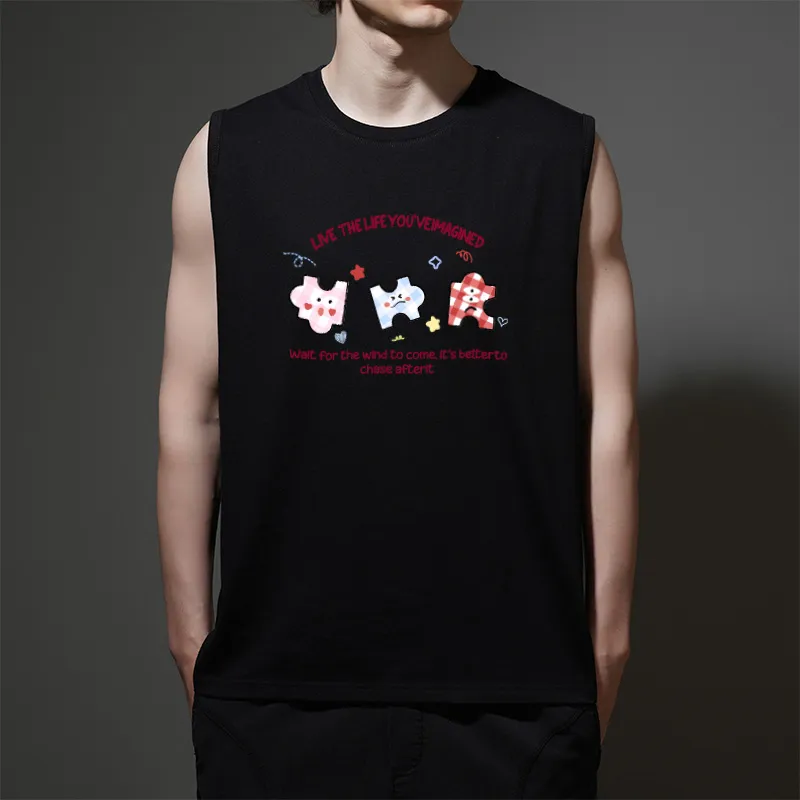 Cotton Gene Tank Tops Unisex-5