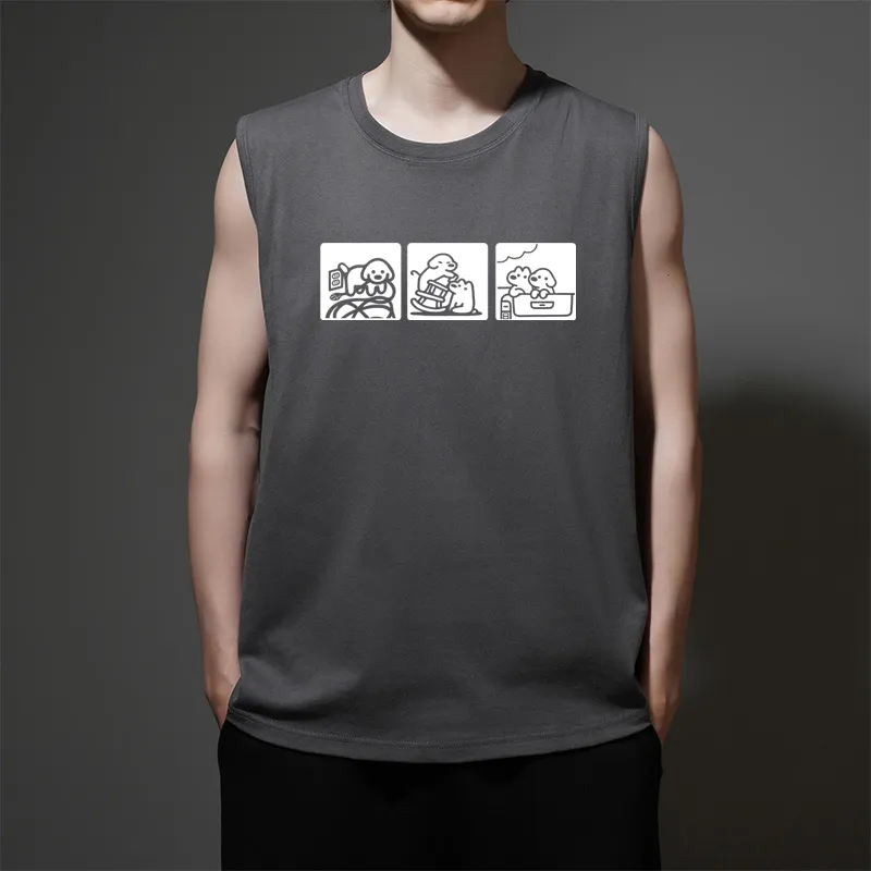 Cotton Gene Tank Tops Unisex-8