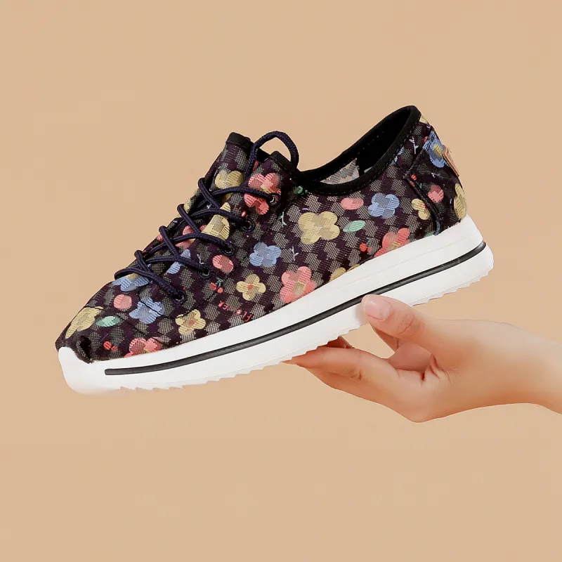 TT&MM Cushioned Anti-Slip Wear-Resistant Waterproof Breathable Moisture-Wicking Low-Top Casual Shoes Women's-4