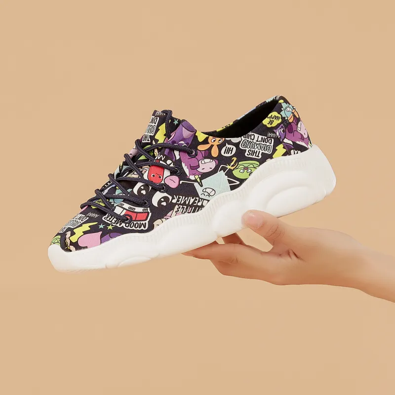 TT&MM Canvas Shoes Women's Low Top White-4