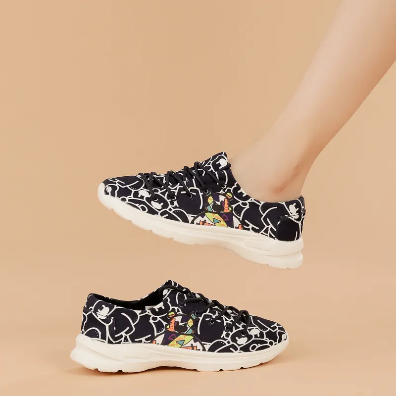 TT&MM Casual Shoes Women's Low Top Dark Blue-5