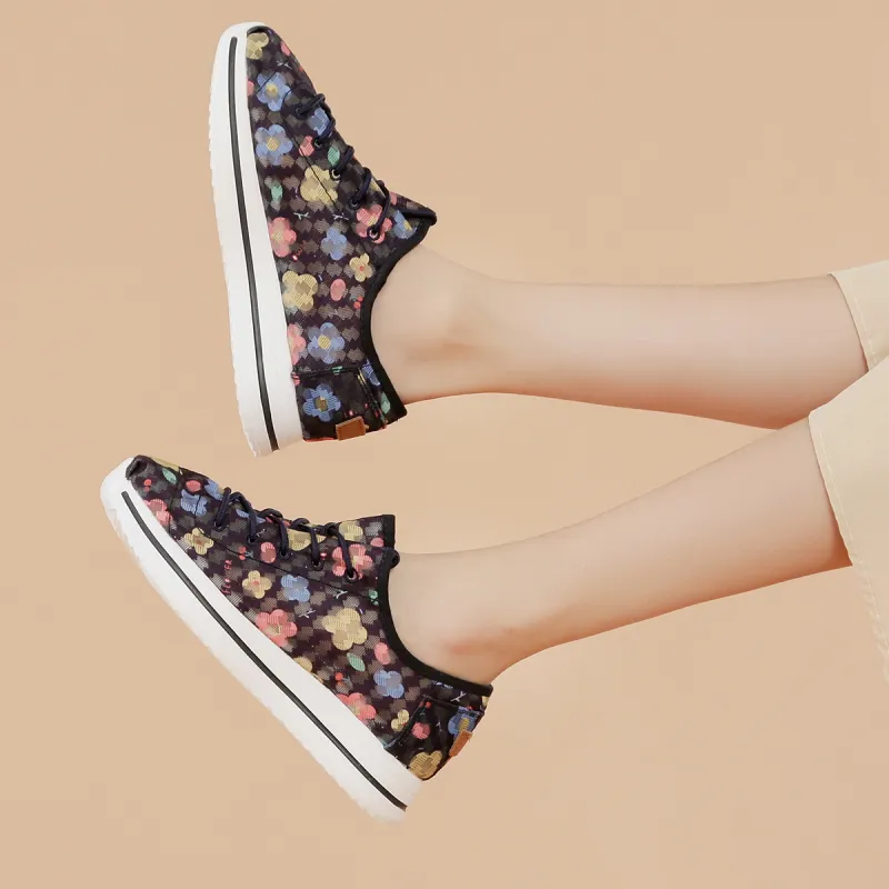 TT&MM Cushioned Anti-Slip Wear-Resistant Waterproof Breathable Moisture-Wicking Low-Top Casual Shoes Women's-7