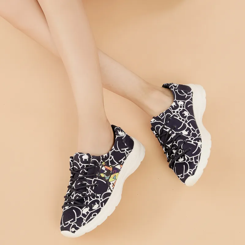 TT&MM Casual Shoes Women's Low Top Dark Blue-9