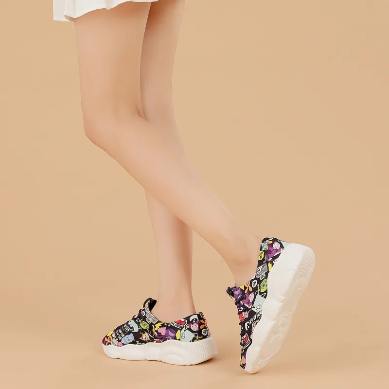 TT&MM Canvas Shoes Women's Low Top White-7